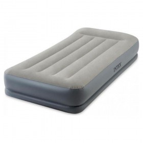 Кровать надувная односпальная INTEX 64116 Pillow Rest Mid-Rise Bed, 99 х 191 х 30 см., 64116, 3 360 руб., 64116 Pillow Rest Mid-Rise Bed, Intex, Надувные кровати, диваны