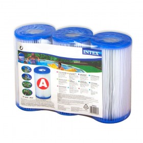 Набор сменных картриджей Intex 29003 тип "A" для фильтрующих насосов, 29003, 678 руб., Intex 29003, Intex, Очистка - уход и фильтрация бассейнов