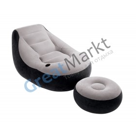 Кресло надувное INTEX 68564 Ultra Lounge, 99 х 130 х 76 см., 68564, 2 558 руб., 68564 Ultra Lounge, Intex, Надувная мебель