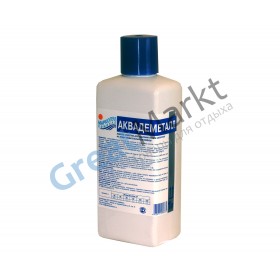 Аквадеметалл флакон 1 литр,жидкое средство для удаления ионов металлов из воды плавательных бассейнов.